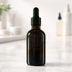 شیشه قطره‌ چکان قهوه‌ ای 50 میل دهانه 18