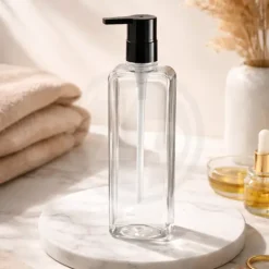 ظرف پت 500 ml با درب غلیظ پاش دهانه 24