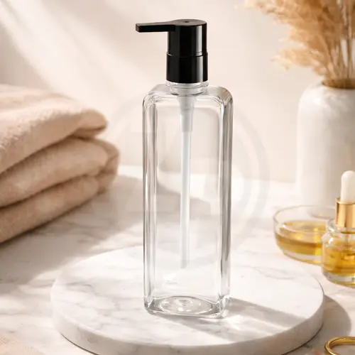 ظرف پت 500 ml با درب غلیظ پاش دهانه 24